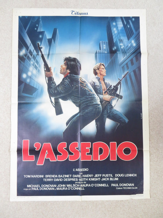 SELF DEFENSE ITALIAN 2 FOGLIO POSTER TOM NARDINI BRENDA BAZINET 1983 Rendezvous Cinema Movie posters