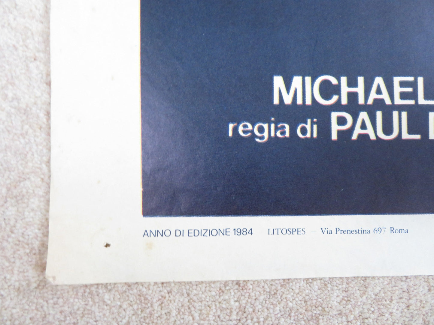 SELF DEFENSE ITALIAN 2 FOGLIO POSTER TOM NARDINI BRENDA BAZINET 1983 Rendezvous Cinema Movie posters