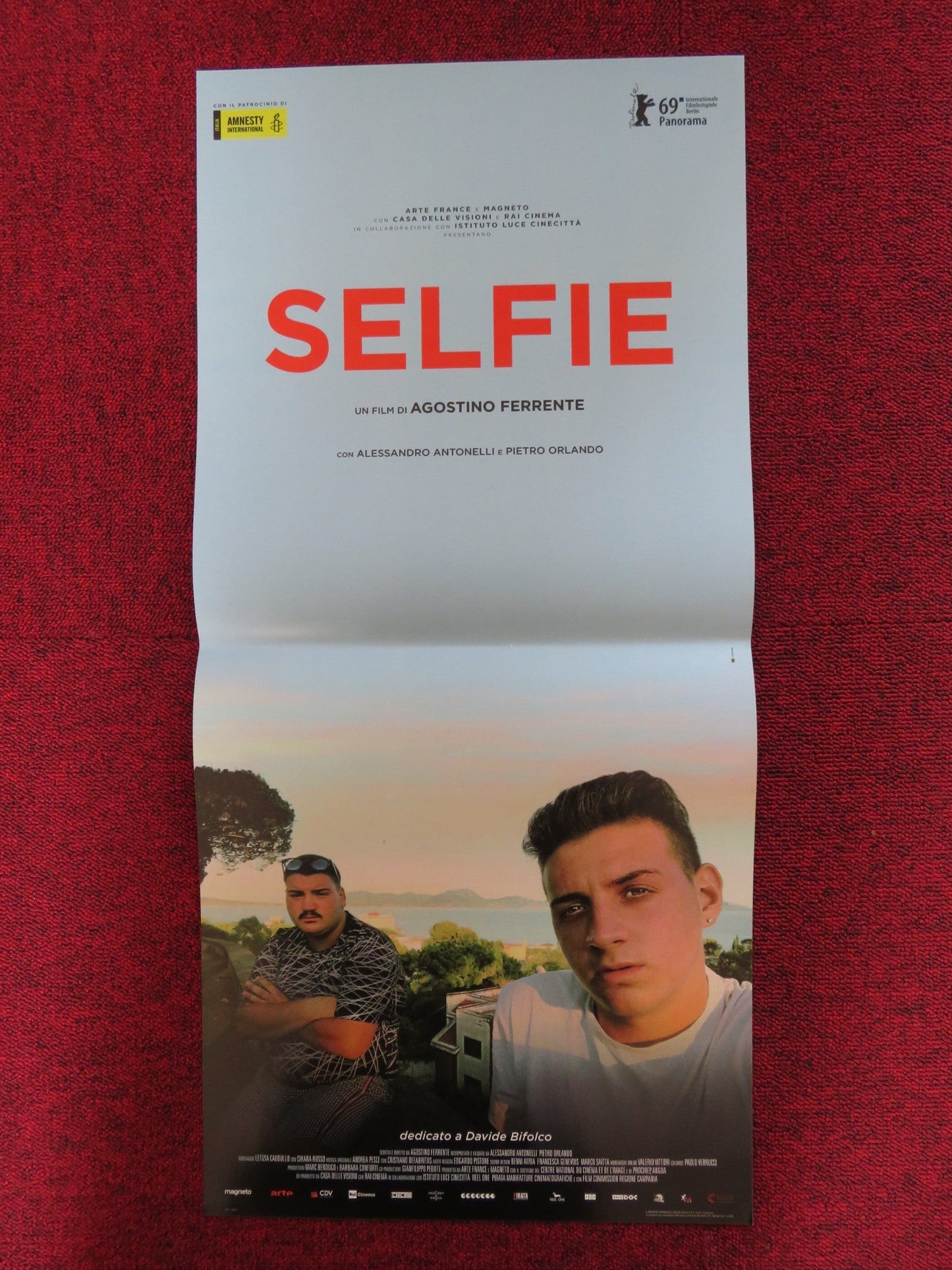 SELFIE ITALIAN LOCANDINA POSTER ALESSANDRO ANTONELLI PIETRO ORLANDO 2019 Rendezvous Cinema Movie posters