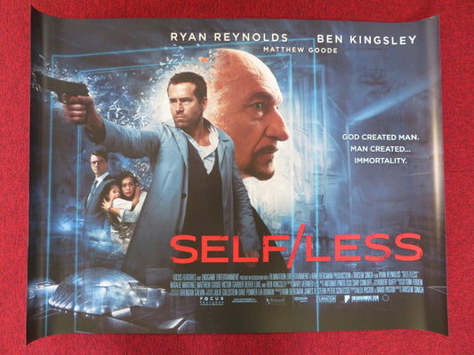 SELF/LESS UK QUAD (30"x 40") ROLLED POSTER RYAN REYNOLDS BEN KINGSLEY 2015 Rendezvous Cinema Movie posters