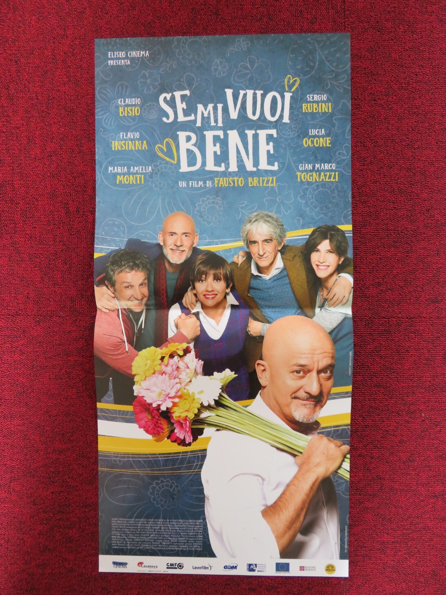 SEMI VUOI BENE ITALIAN LOCANDINA POSTER CLAUDIO BISIO SERGIO RUBINI 2019 Rendezvous Cinema Movie posters