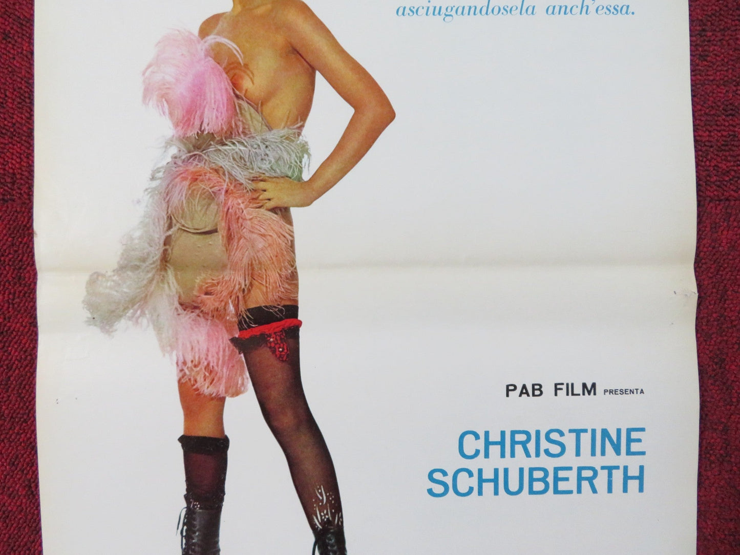 SENSATIONAL JANINE ITALIAN LOCANDINA POSTER CHRISTINE SCHUBERTH R. KASCHE 1972 Rendezvous Cinema Movie posters