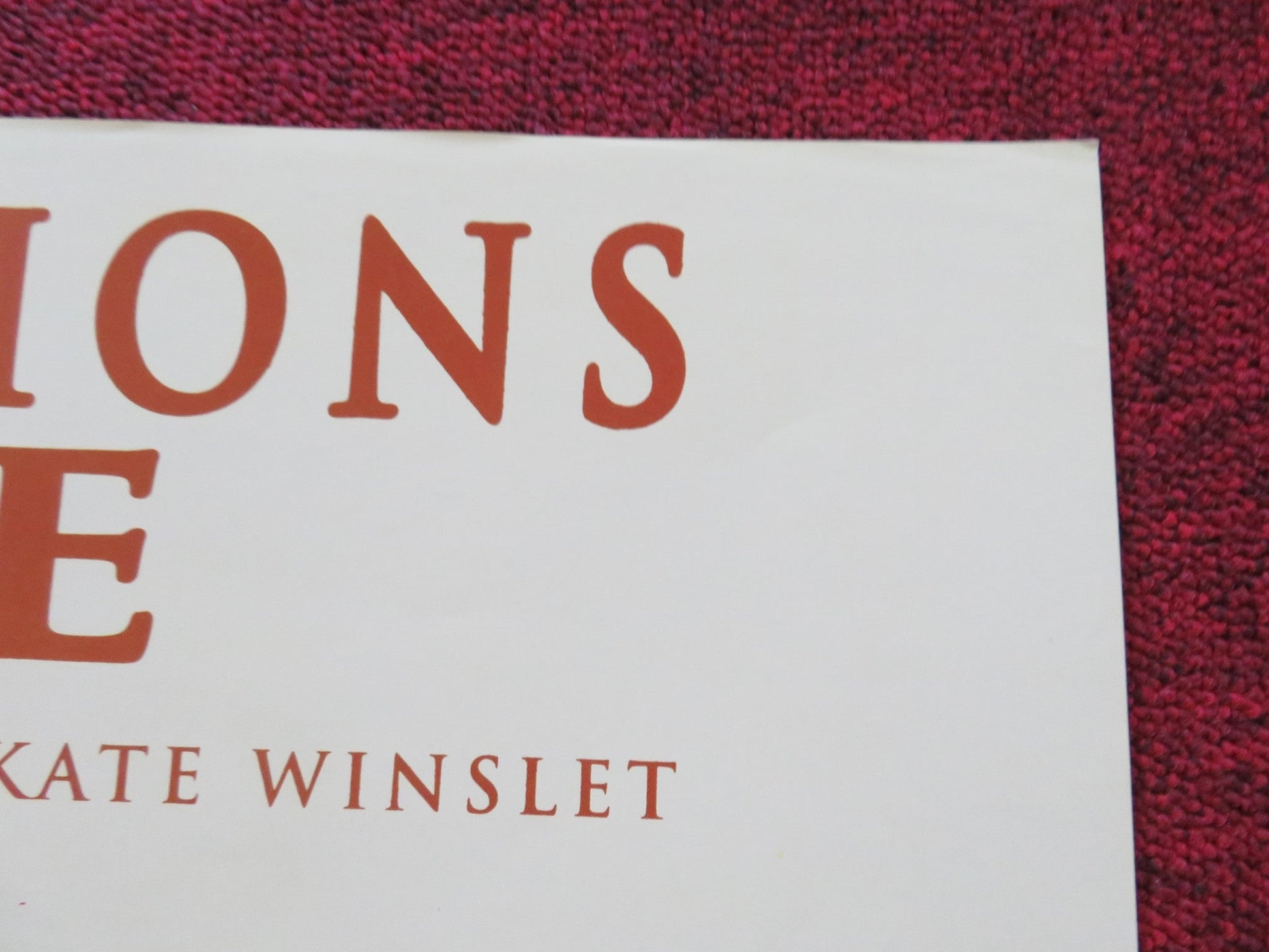 SENSE AND SENSIBILITY QUAD POSTER FOLDED EMMA THOMPSON ALAN RICKMAN 1995 Rendezvous Cinema Movie posters