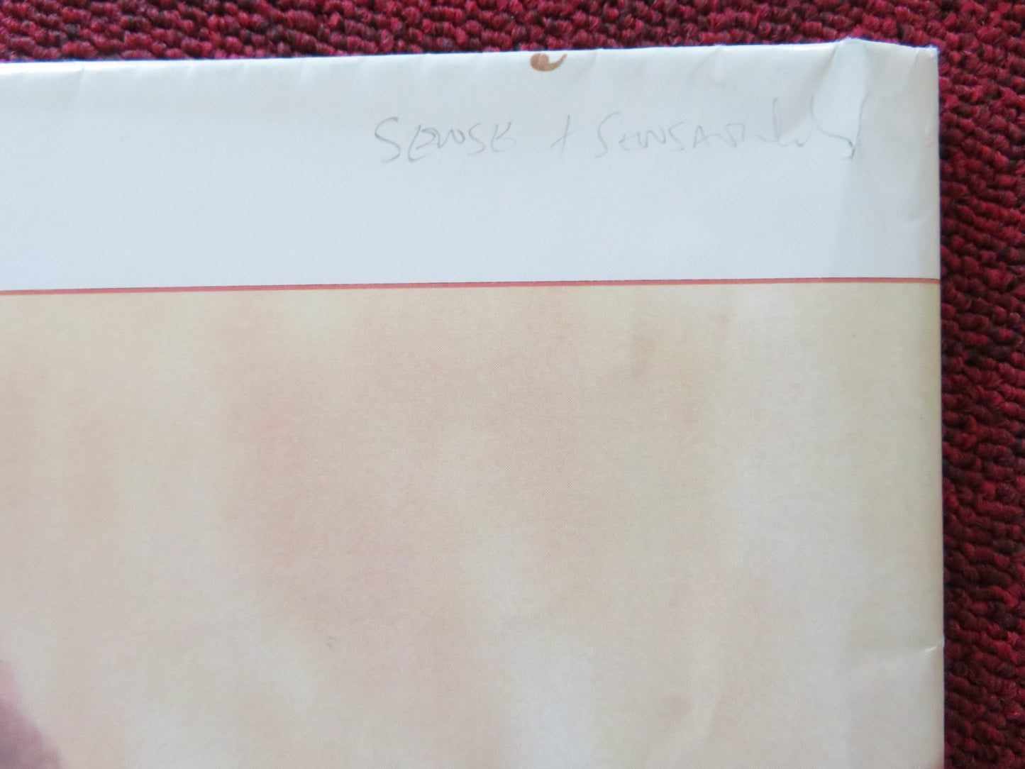 SENSE AND SENSIBILITY QUAD POSTER FOLDED EMMA THOMPSON ALAN RICKMAN 1995 Rendezvous Cinema Movie posters