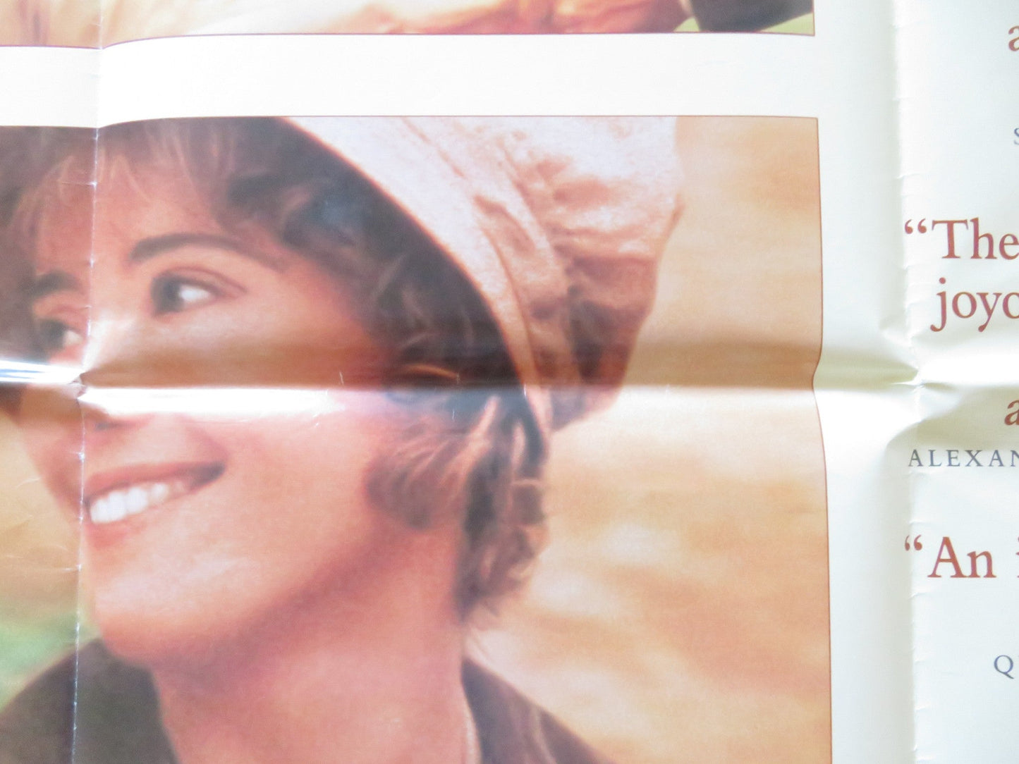 SENSE AND SENSIBILITY QUAD POSTER FOLDED EMMA THOMPSON ALAN RICKMAN 1995 Rendezvous Cinema Movie posters