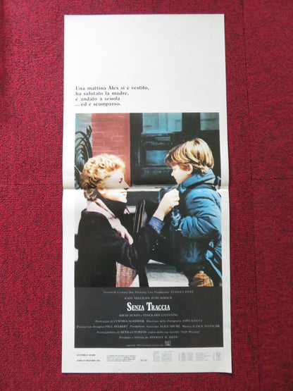 SENZA TRACCIA ITALIAN LOCANDINA POSTER KATE NELLIGAN JUDD HIRSCH 1983 Rendezvous Cinema Movie posters