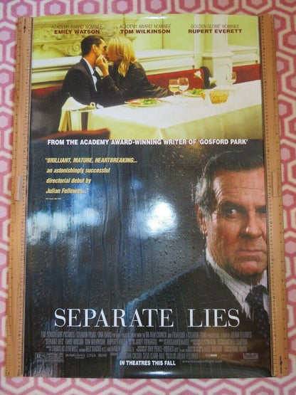 SEPARATE LIES US ROLLED POSTER EMILY WATSON TOM WILKINSON 2005 Rendezvous Cinema Movie posters
