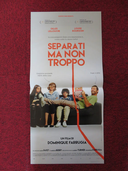 SEPARATI MA NON TROPPO ITALIAN LOCANDINA POSTER GILLES LELLOUCHE 2017 Rendezvous Cinema Movie posters
