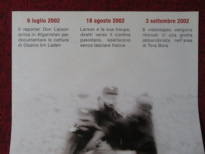 SEPTEM8ER TAPES ITALIAN LOCANDINA (26"x12.5") POSTER GEORGE CALIL 2004 Movie posters