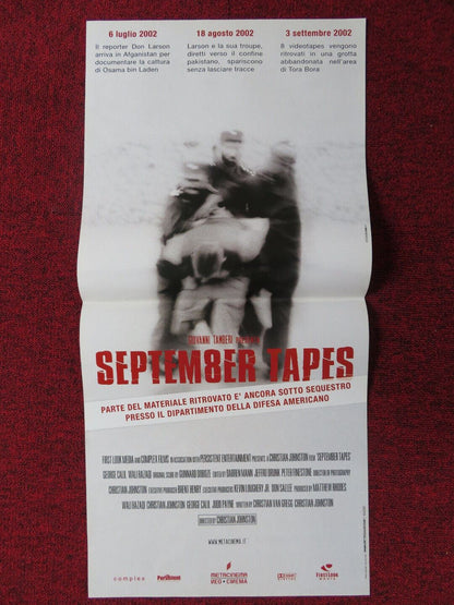 SEPTEM8ER TAPES ITALIAN LOCANDINA (26"x12.5") POSTER GEORGE CALIL 2004 Movie posters