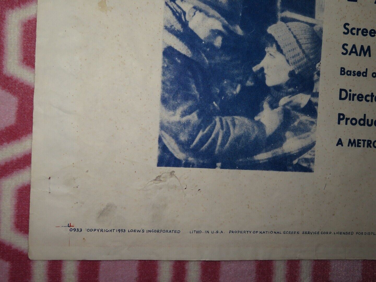 SEQUOIA FOLDED US ONE SHEET POSTER JEAN PARKER 1934 Movie posters