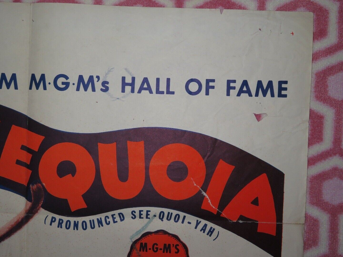 SEQUOIA FOLDED US ONE SHEET POSTER JEAN PARKER 1934 Movie posters