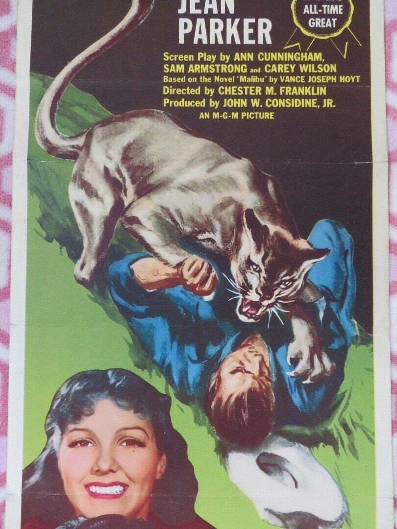 SEQUOIA US INSERT (14"x 36") POSTER JEAN PARKER 1934 R53/260 Movie posters