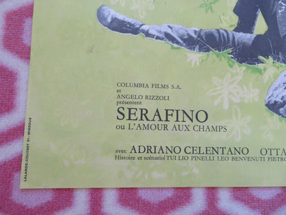 SERAFINO FRENCH MOYENNE (30.5"x 23") POSTER ADRIANO CELENTANO SARO URZI 1968 Movie posters