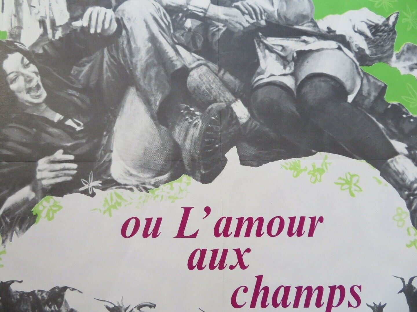 SERAFINO FRENCH MOYENNE (30.5"x 23") POSTER ADRIANO CELENTANO SARO URZI 1968 Movie posters