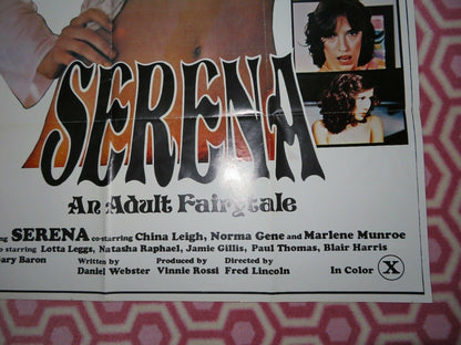 SERENA ADULT FAIRY TALE US ONE SHEET POSTER NORMA GENE 1979 Movie posters