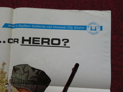 SERGEANT RYKER FOLDED US ONE SHEET POSTER LEE MARVIN VERA MILES 1968 Movie posters