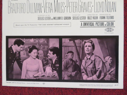 SERGEANT RYKER US INSERT (14"x 36") POSTER BRADFORD DILLMAN VERA MILES 1968 Rendezvous Cinema Movie posters