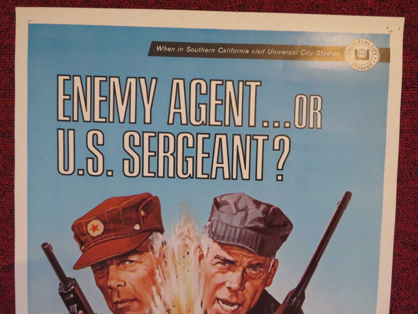 SERGEANT RYKER US INSERT (14"x 36") POSTER BRADFORD DILLMAN VERA MILES 1968 Rendezvous Cinema Movie posters