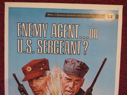 SERGEANT RYKER US INSERT (14"x 36") POSTER BRADFORD DILLMAN VERA MILES 1968 Rendezvous Cinema Movie posters