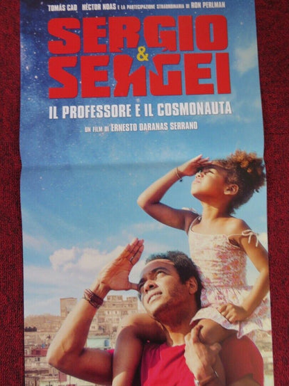 SERGIO AND SENGEI ITALIAN LOCANDINA (26.5"x12.5") POSTER TOMAS CAO 2017 Movie posters
