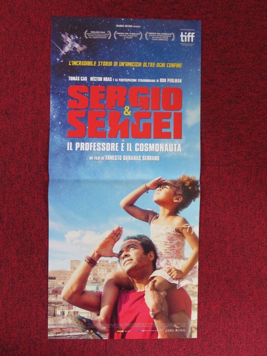 SERGIO AND SENGEI ITALIAN LOCANDINA (26.5"x12.5") POSTER TOMAS CAO 2017 Movie posters