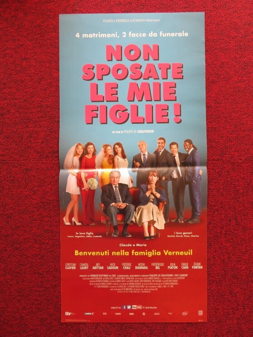 SERIAL (BAD) WEDDINGS ITALIAN LOCANDINA (27"x12.5") POSTER CHRISTIAN CLAVIER '13 - Rendezvous Cinema