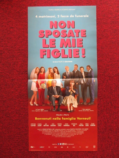SERIAL (BAD) WEDDINGS ITALIAN LOCANDINA (27"x12.5") POSTER CHRISTIAN CLAVIER '13 - Rendezvous Cinema