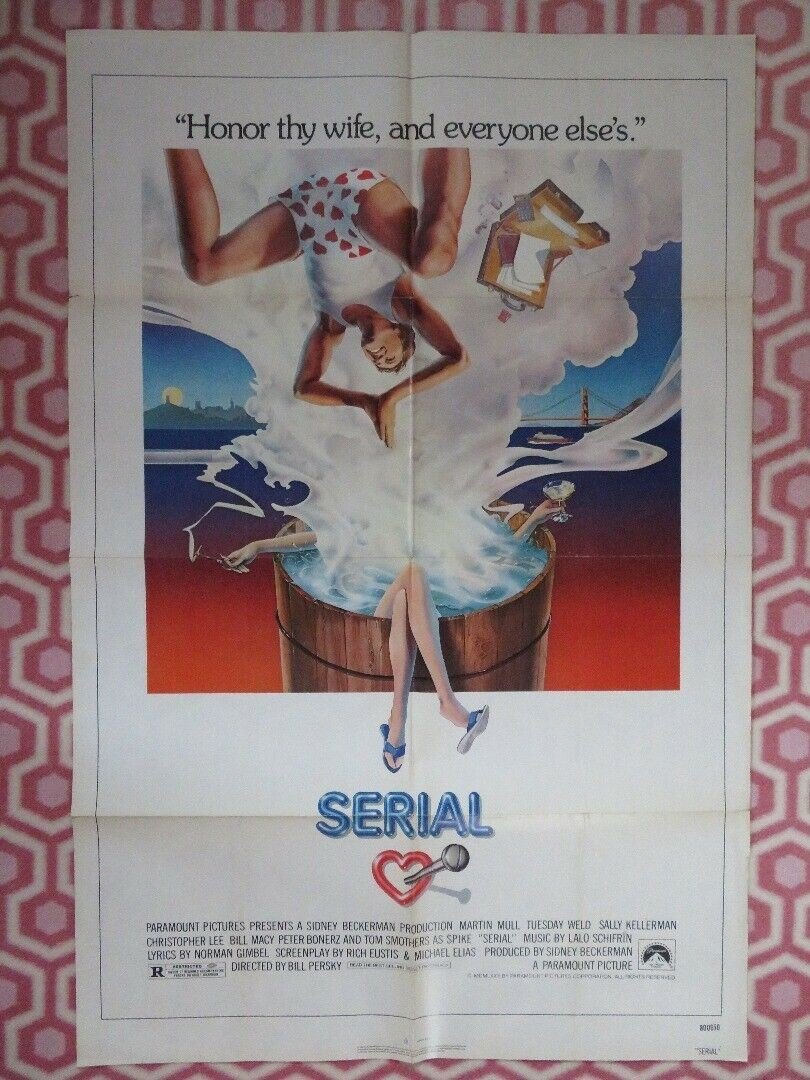 SERIAL US ONE SHEET POSTER CHRISTOPHER LEE 1980 Movie posters