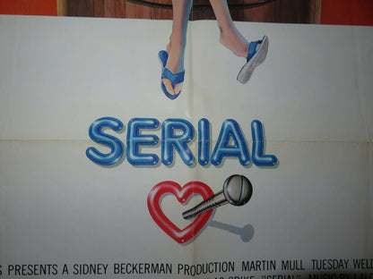 SERIAL US ONE SHEET POSTER CHRISTOPHER LEE 1980 Movie posters