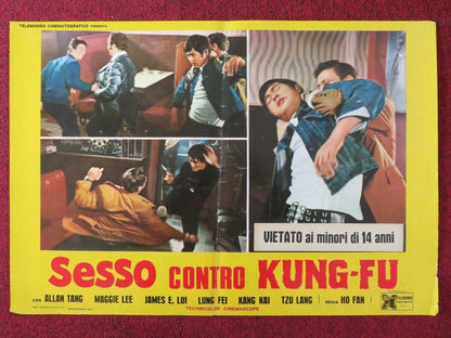SESSO CONTRO KUNG - FU / XUE AI - C ITALIAN FOTOBUSTA POSTER ALAN TANG MAGGIE LEE Movie posters