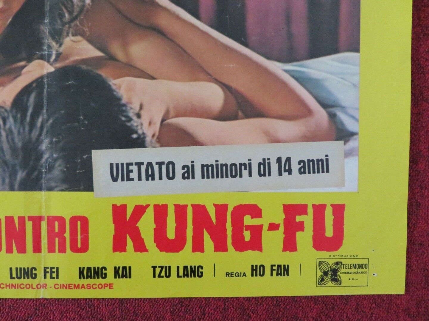 SESSO CONTRO KUNG - FU / XUE AI - D ITALIAN FOTOBUSTA POSTER ALAN TANG MAGGIE LEE Movie posters