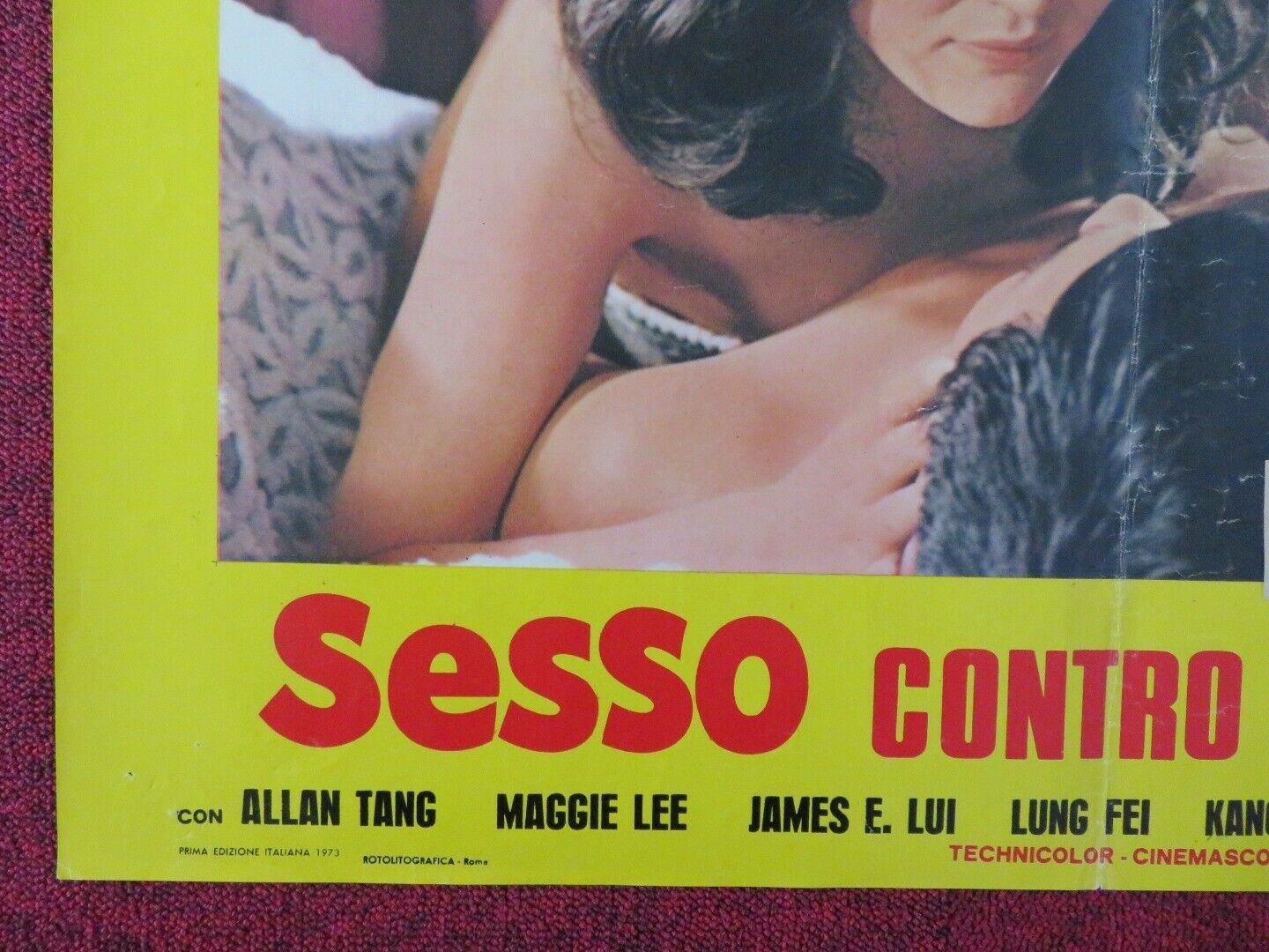SESSO CONTRO KUNG - FU / XUE AI - D ITALIAN FOTOBUSTA POSTER ALAN TANG MAGGIE LEE Movie posters