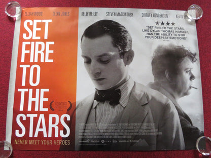 SET FIRE TO THE STARS UK QUAD (30"x 40") ROLLED POSTER ELIJAH WOOD 2014 Rendezvous Cinema Movie posters