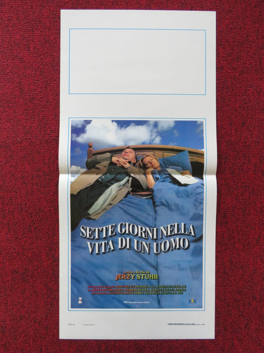 SETTE GIORNI NELLA VITA DI UN UOMO ITALIAN LOCANDINA POSTER JERZY STUHR 2000 Rendezvous Cinema Movie posters