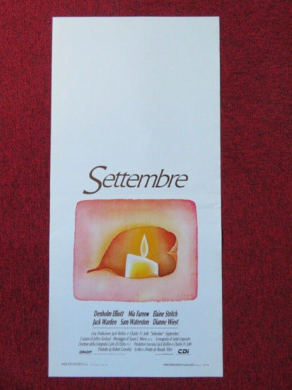 SETTEMBRE/ steptember ITALIAN LOCANDINA (27.5"x13") POSTER DENHOLM ELLIOTT 1988 Movie posters