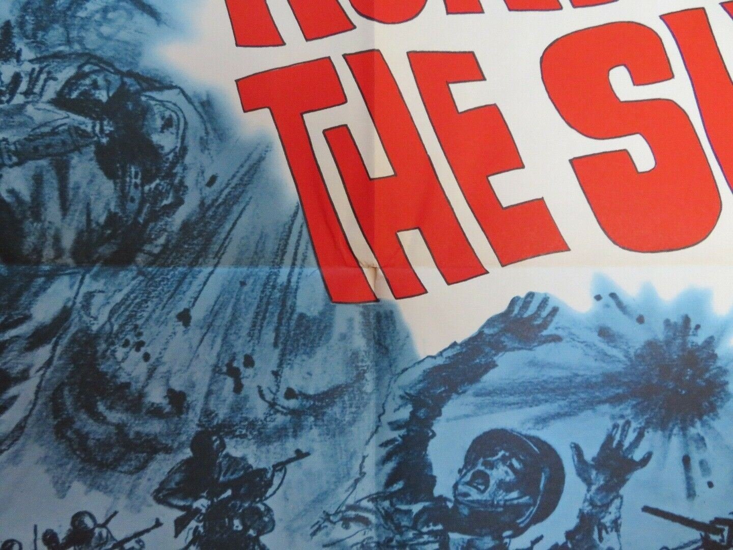 SEVEN AGAINST SUN US ONE SHEET POSTER GERT VAN BERGH 1964 Movie posters