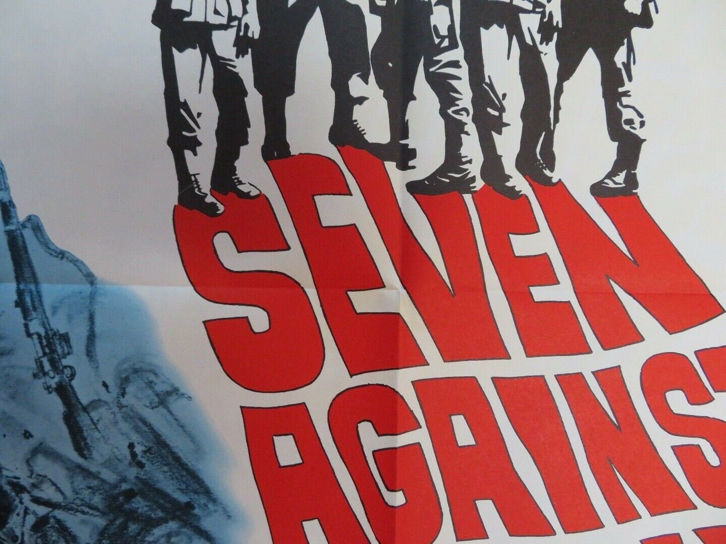 SEVEN AGAINST SUN US ONE SHEET POSTER GERT VAN BERGH 1964 Movie posters
