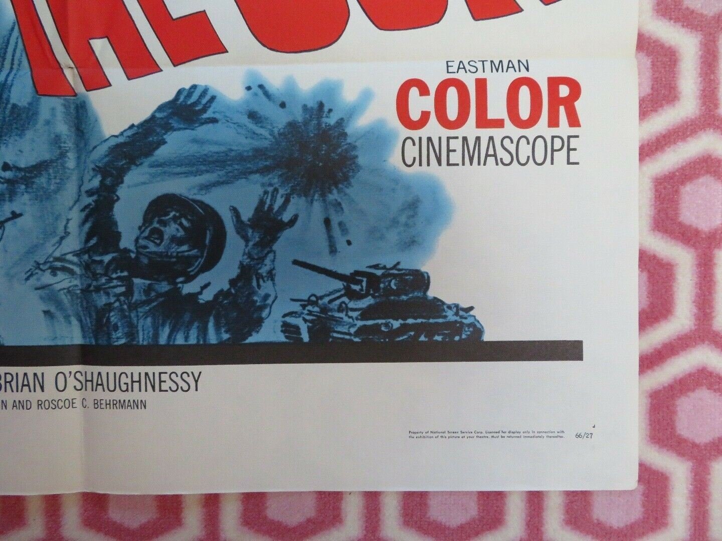 SEVEN AGAINST SUN US ONE SHEET POSTER GERT VAN BERGH 1964 Movie posters