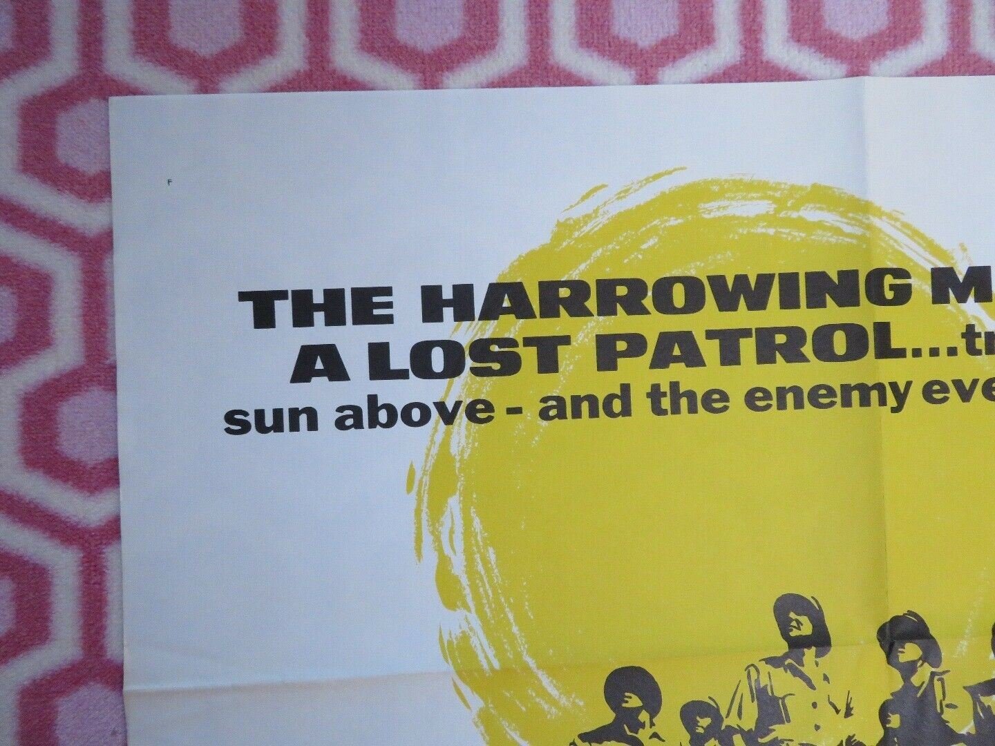 SEVEN AGAINST SUN US ONE SHEET POSTER GERT VAN BERGH 1964 Movie posters