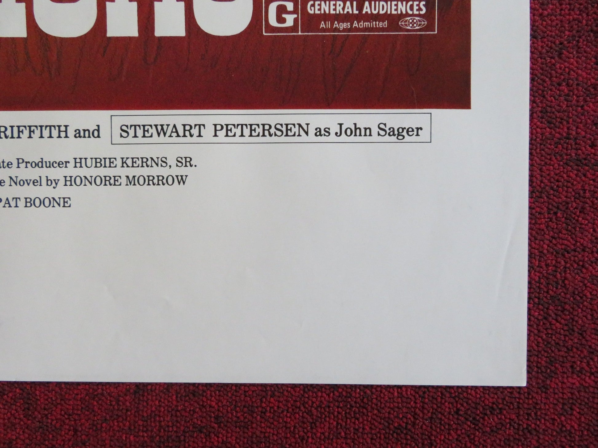 SEVEN ALONE FOLDED US ONE SHEET POSTER DEWEY MARTIN ANNE COLLINGS 1974 Rendezvous Cinema Movie posters