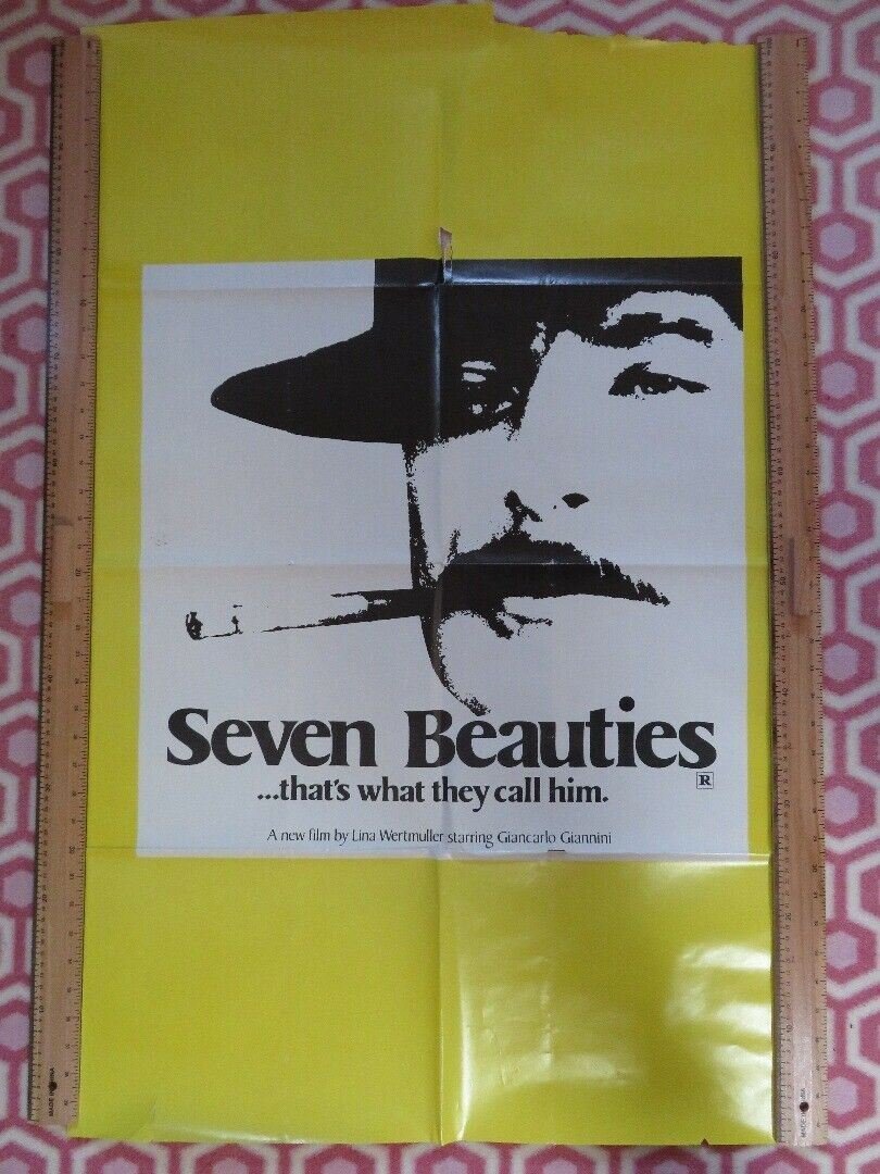 SEVEN BEAUTIES US ONE SHEET POSTER GIANCARLO GIANNINI 1975 - Rendezvous Cinema