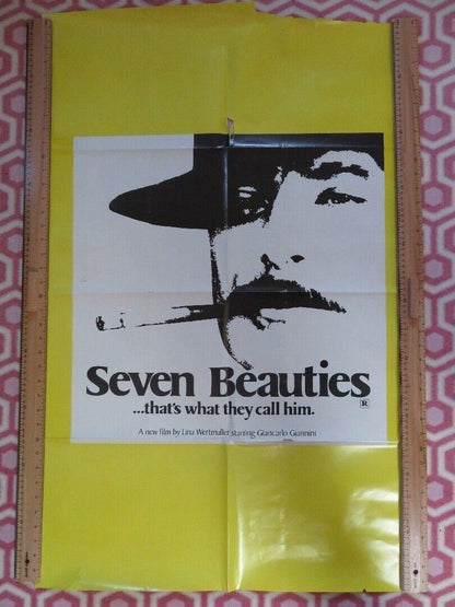 SEVEN BEAUTIES US ONE SHEET POSTER GIANCARLO GIANNINI 1975 - Rendezvous Cinema