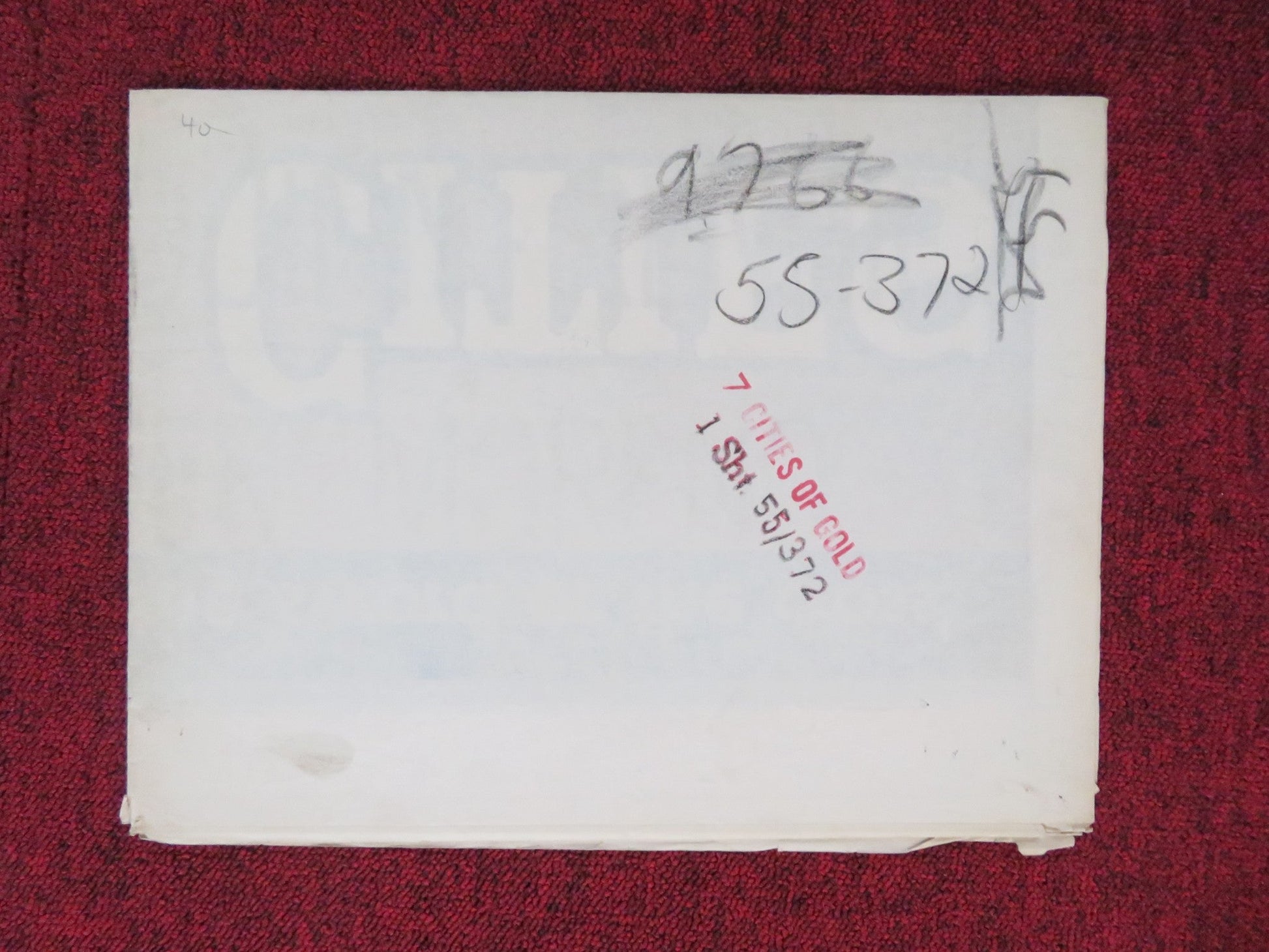 SEVEN CITES OF GOLD FOLDED US ONE SHEET POSTER RICHARD EGAN ANTHONY QUINN 1955 Rendezvous Cinema Movie posters