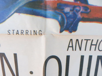 SEVEN CITES OF GOLD FOLDED US ONE SHEET POSTER RICHARD EGAN ANTHONY QUINN 1955 Rendezvous Cinema Movie posters