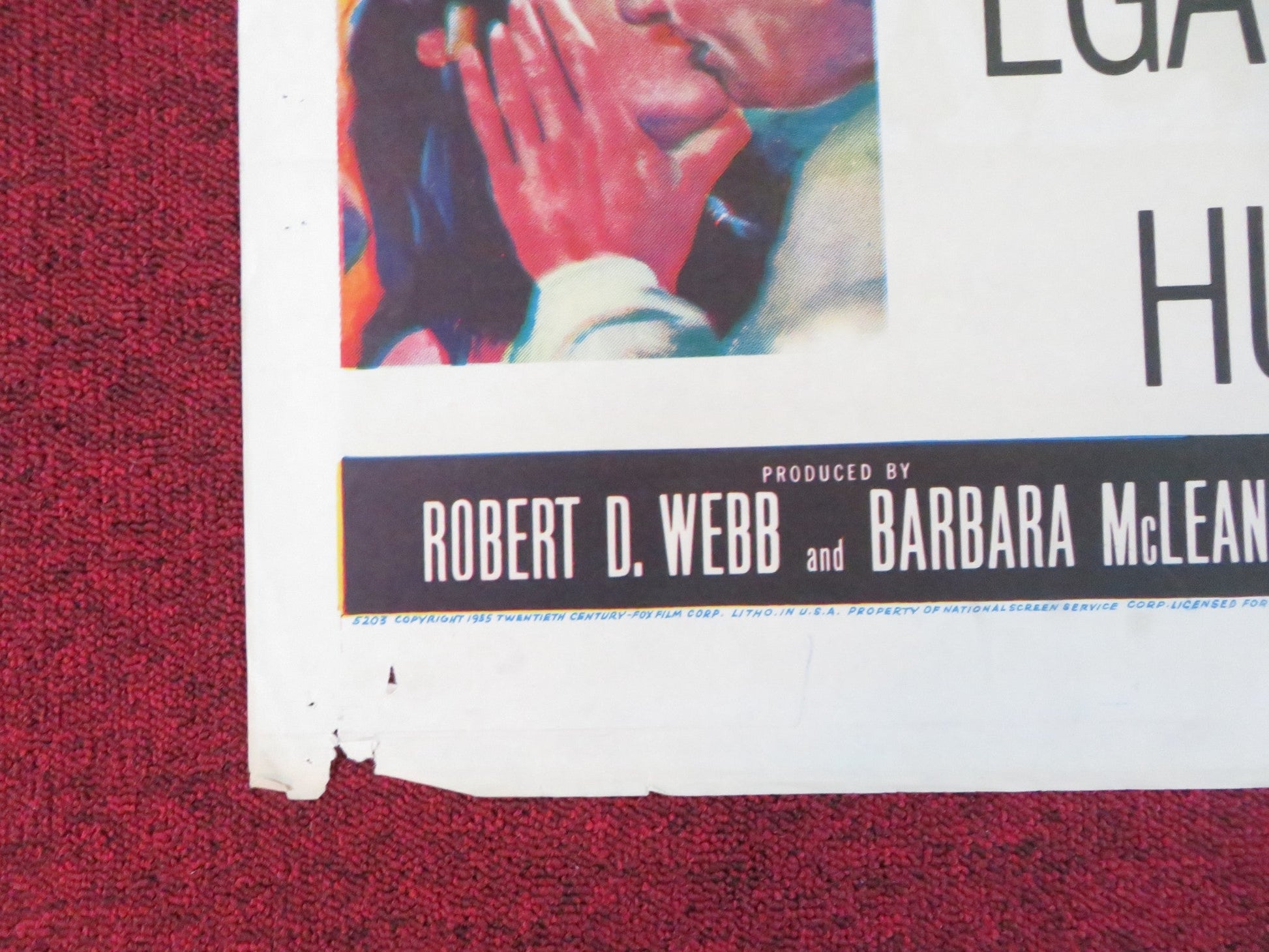 SEVEN CITES OF GOLD FOLDED US ONE SHEET POSTER RICHARD EGAN ANTHONY QUINN 1955 Rendezvous Cinema Movie posters