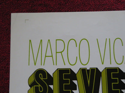 SEVEN GOLDEN MEN FOLDED US ONE SHEET POSTER ROSSANA PODESTA 1968 Movie posters