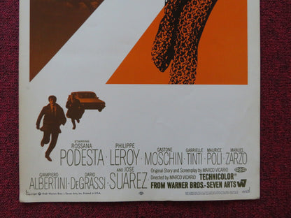 SEVEN GOLDEN MEN US INSERT (14"x 36") POSTER ROSSANA PODESTA PHILIPPE LEROY 1968 Rendezvous Cinema Movie posters