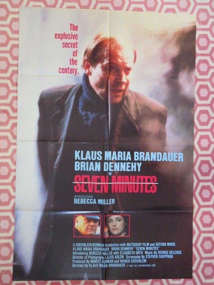 SEVEN MINUTES US ONE SHEET POSTER BRIAN DENNEHY KLAUS MARIA BRANDAUER Movie posters