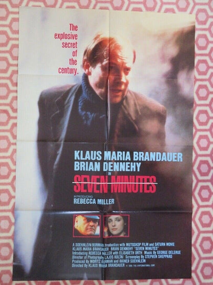 SEVEN MINUTES US ONE SHEET POSTER BRIAN DENNEHY KLAUS MARIA BRANDAUER Movie posters